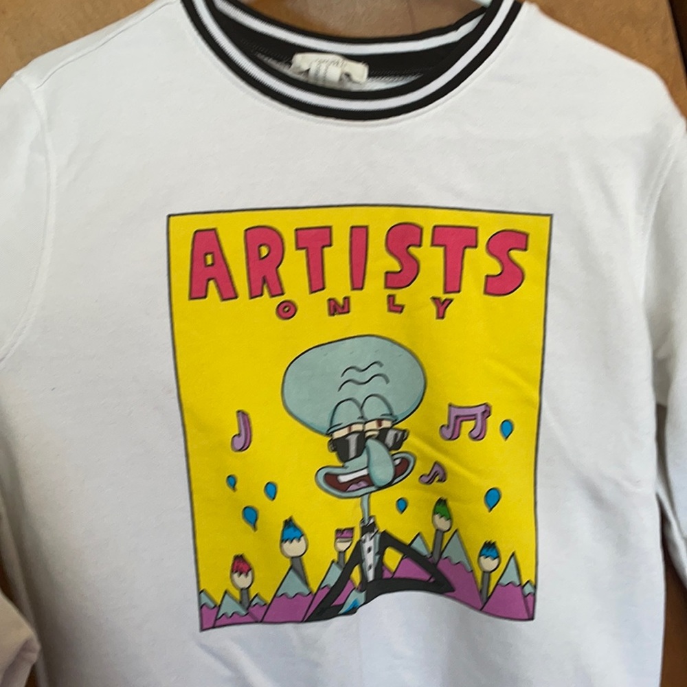 Squidward Artists Only Forever 21 Crew Sweatshirt